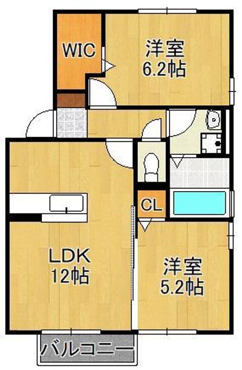 おおくぼの森 A棟の間取り