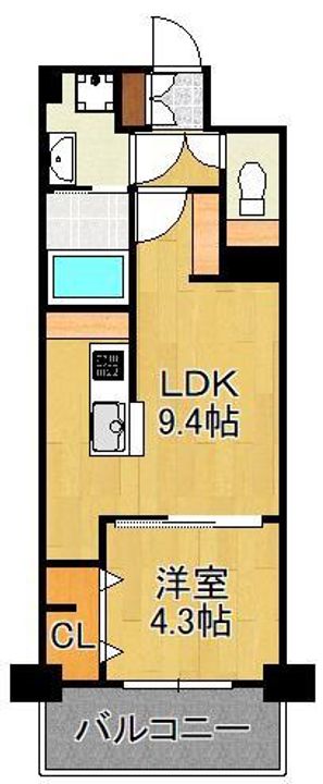 LEGEND紺屋町の間取り
