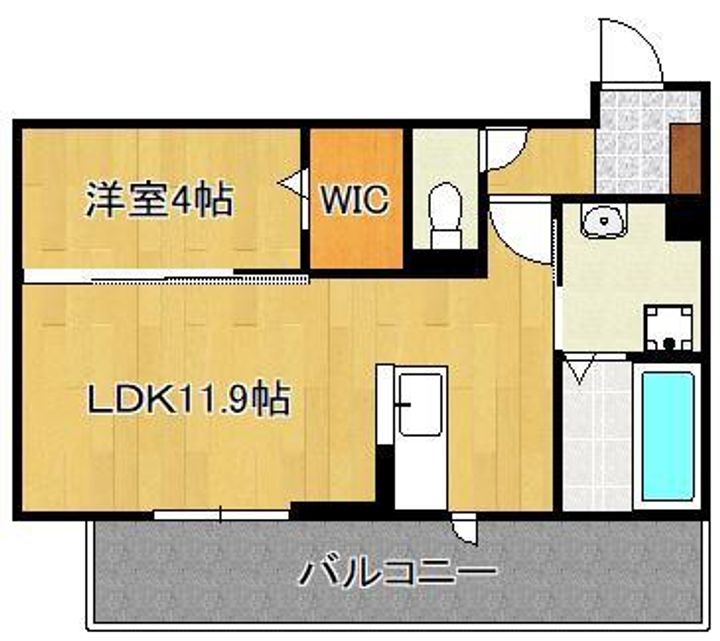 ストレイト葛葉の間取り