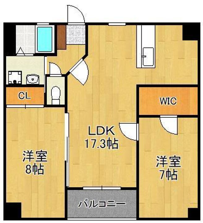 アヴニール吉志の間取り