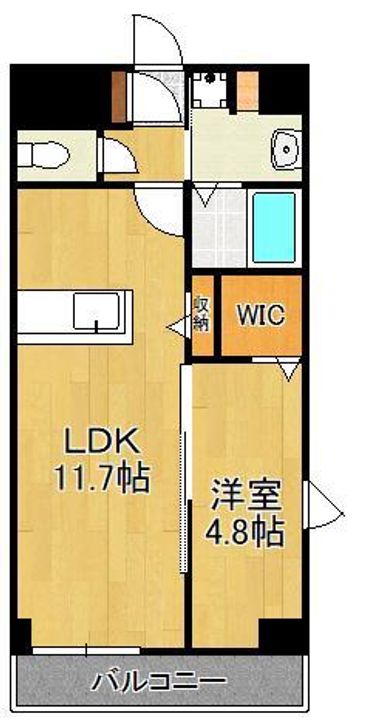 レジェンド紺屋町Ⅱの間取り
