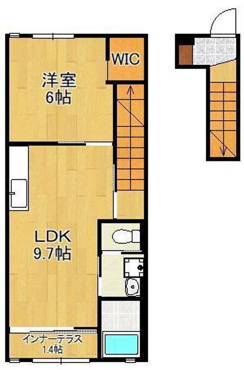 Chat noir M.mの間取り