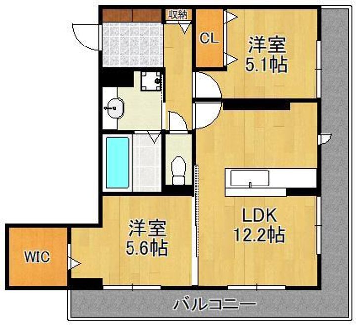 フース コーシェリの間取り