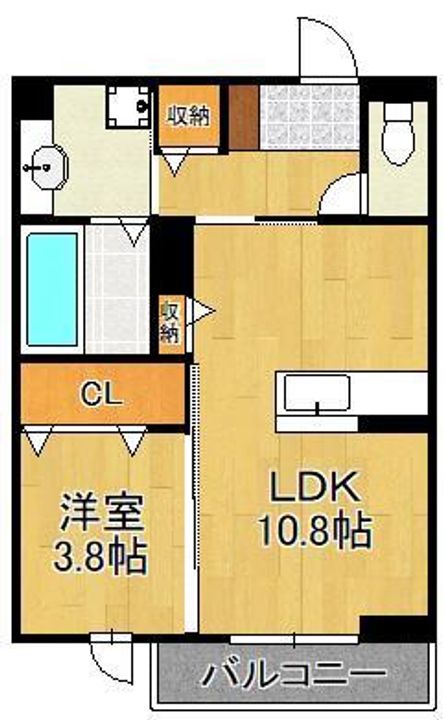 フース コーシェリの間取り