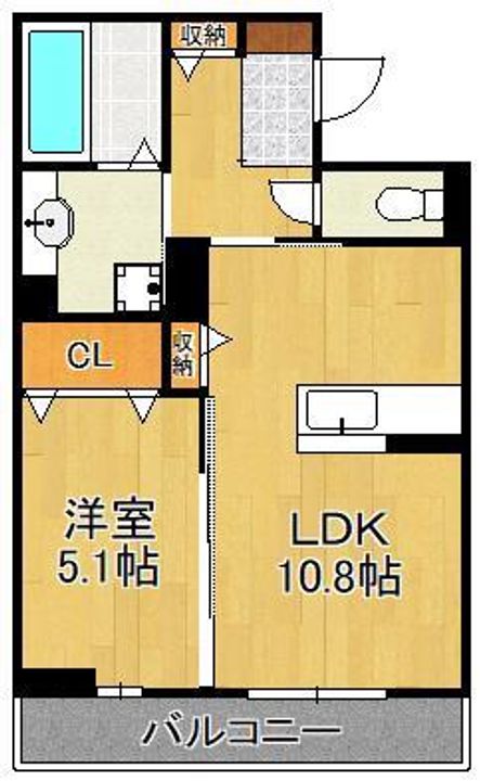 フース コーシェリの間取り