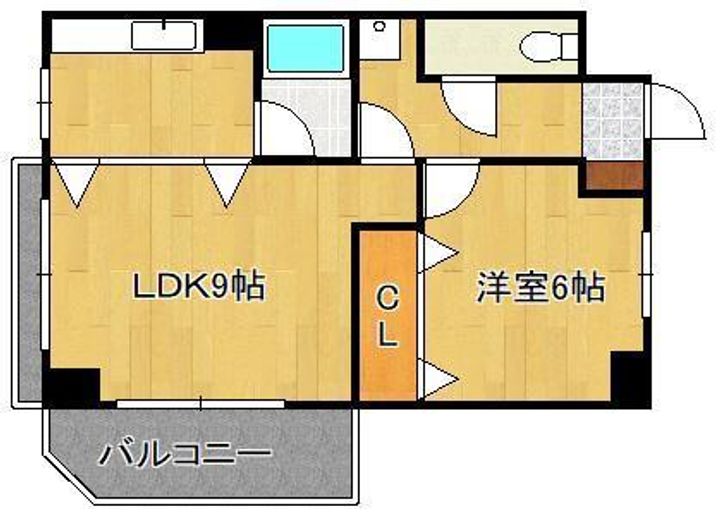 クロスロード恵里の間取り