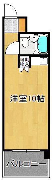 ホワイトパレス北九大前の間取り