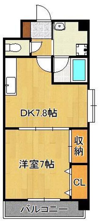 サンライズKの間取り