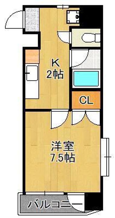 ニューサンリバー6番館の間取り