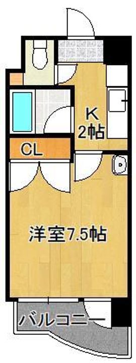 ニューサンリバー6番館の間取り