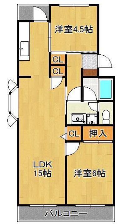 アークヒルズ企救丘の間取り