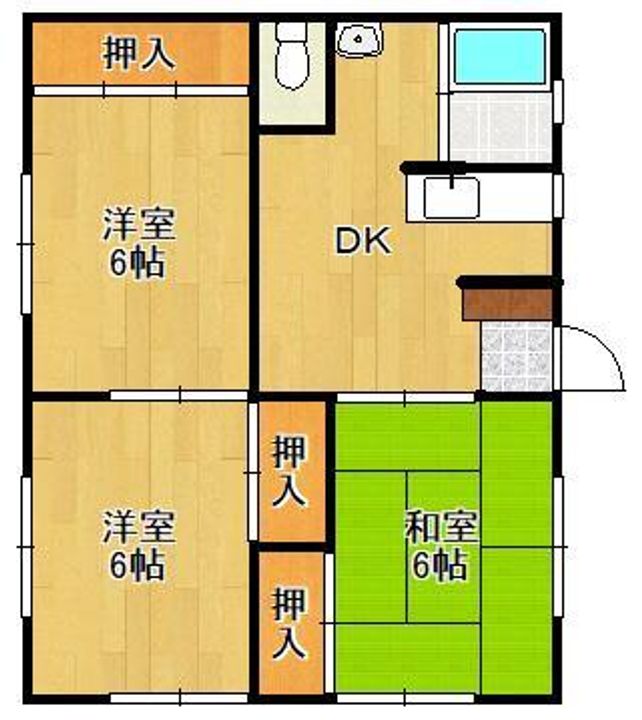 コーポラス荒井の間取り