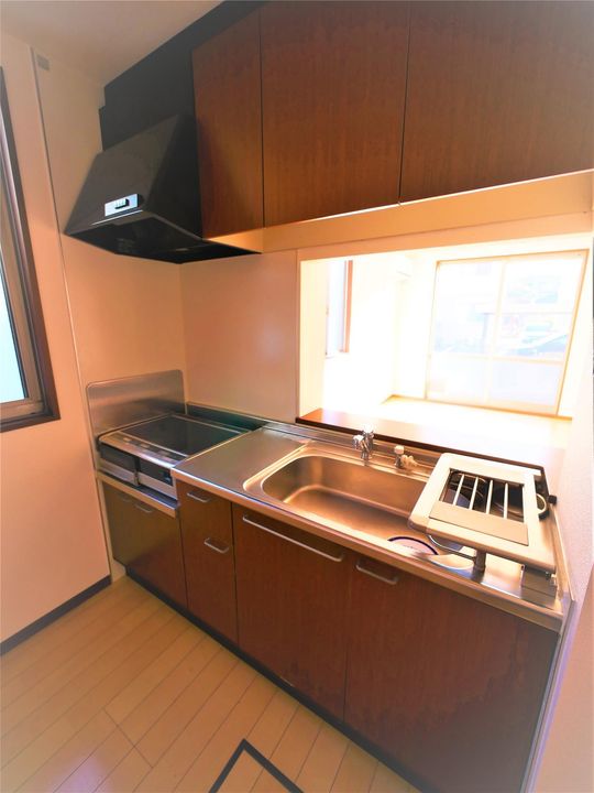 シティパル長行 A棟のキッチン