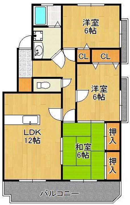 サンヒルズ守恒の間取り