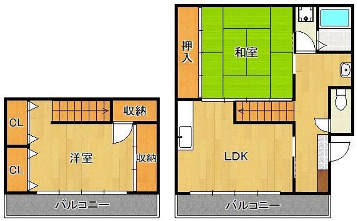 プレアール若園の間取り