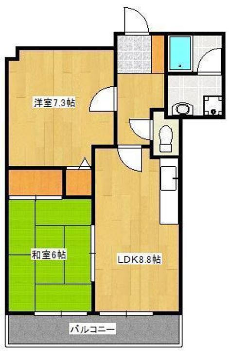 朝日イーストビルの間取り