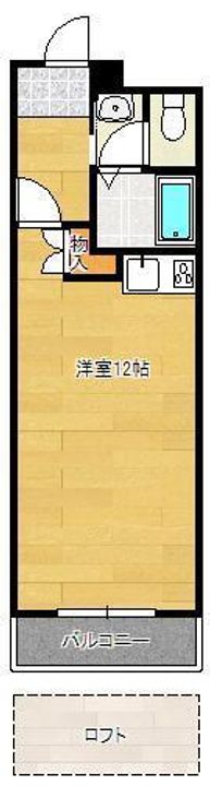 オリエンタル黄金 703号の間取り