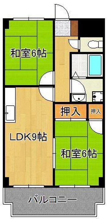 足立インターハイツの間取り