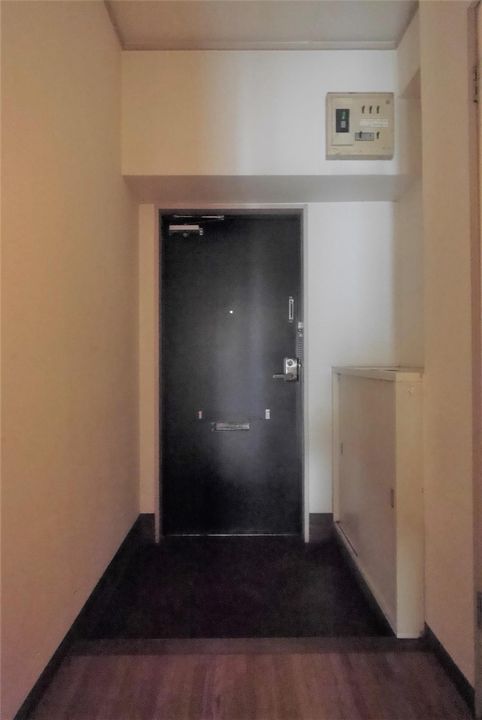 足立インターハイツの玄関