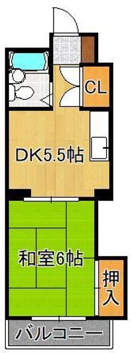 ピロ小倉の間取り