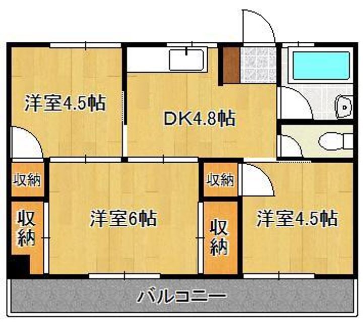 六甲ビルの間取り