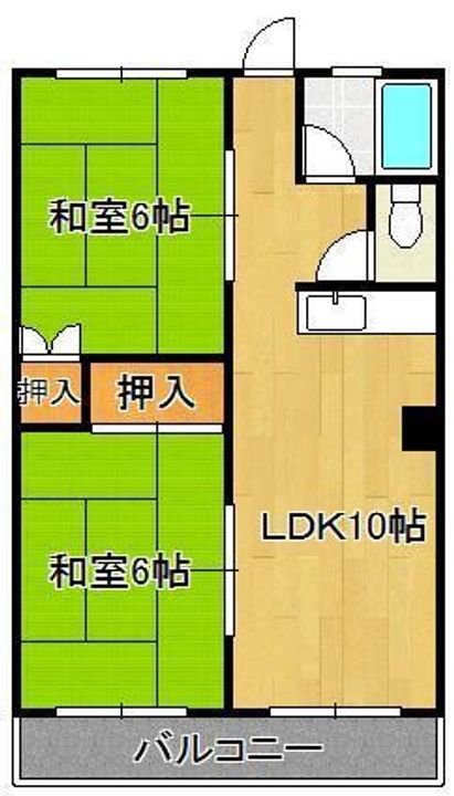 白銀マンションの間取り