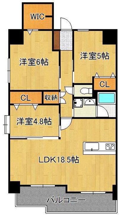 シュライン妙見レジデンスの間取り