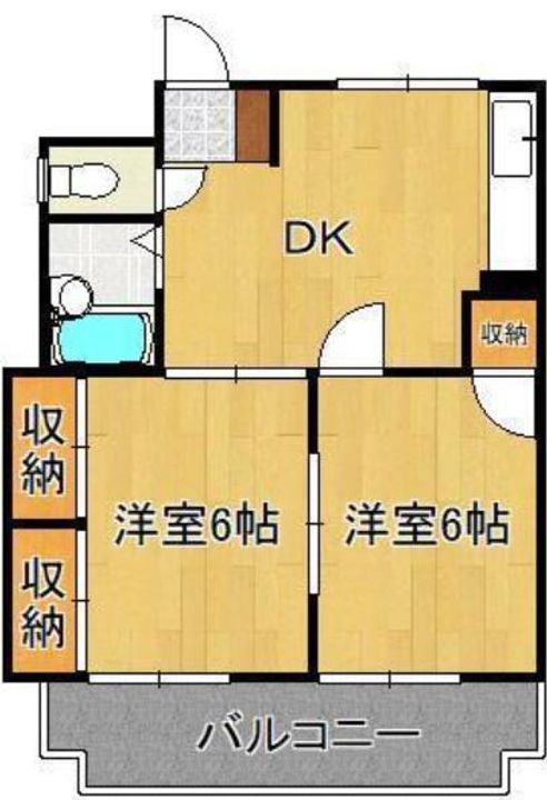 シャトレ熊本の間取り
