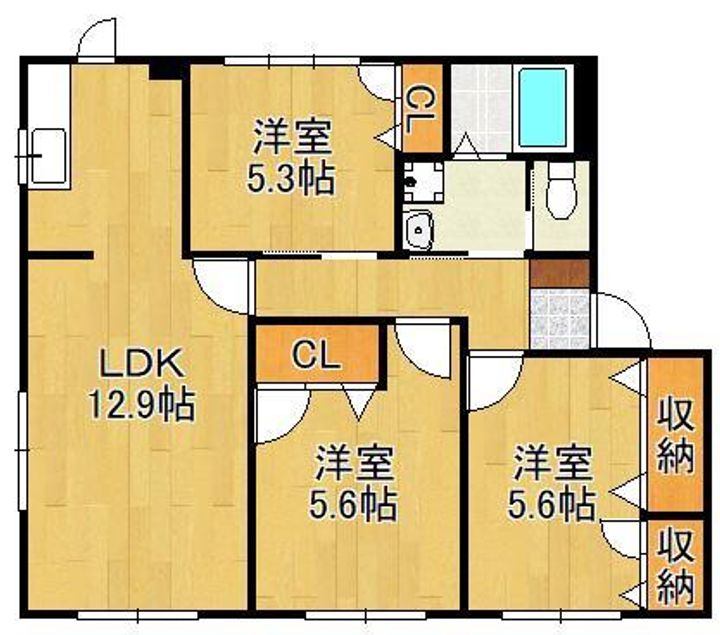 ウィステリアⅡの間取り