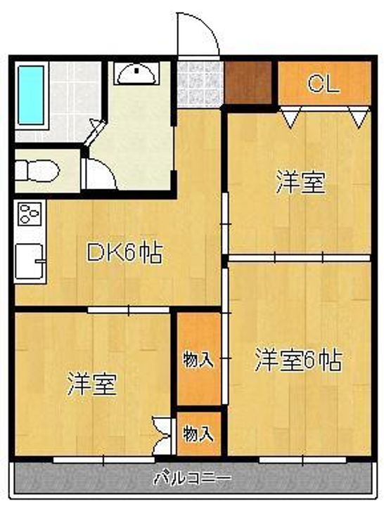 東筑ビルの間取り