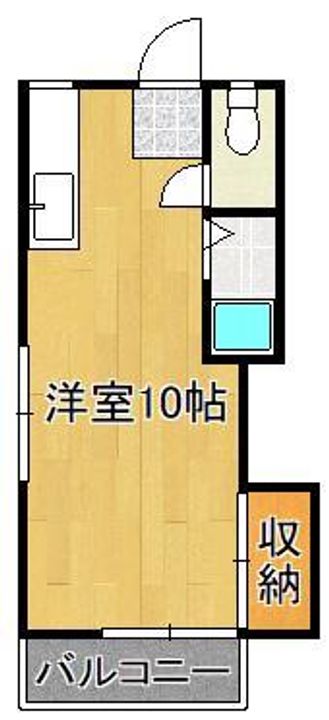 シティベール陣山B棟の間取り