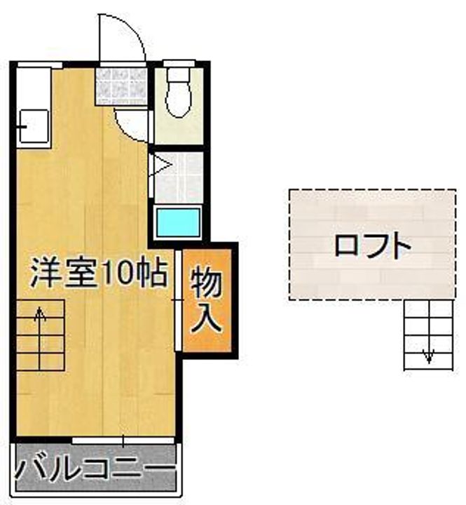 シティベール陣山C棟の間取り