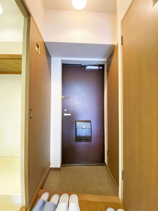 サンピア紅梅の玄関