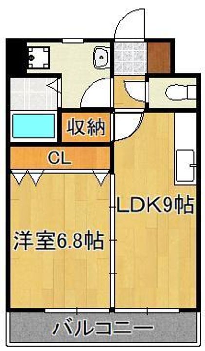 メゾンドポラリスの間取り