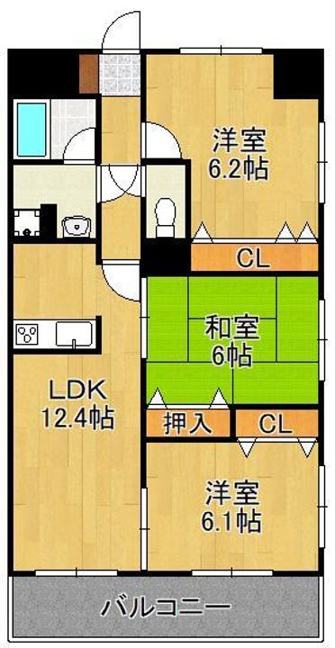 ルネックスⅡの間取り
