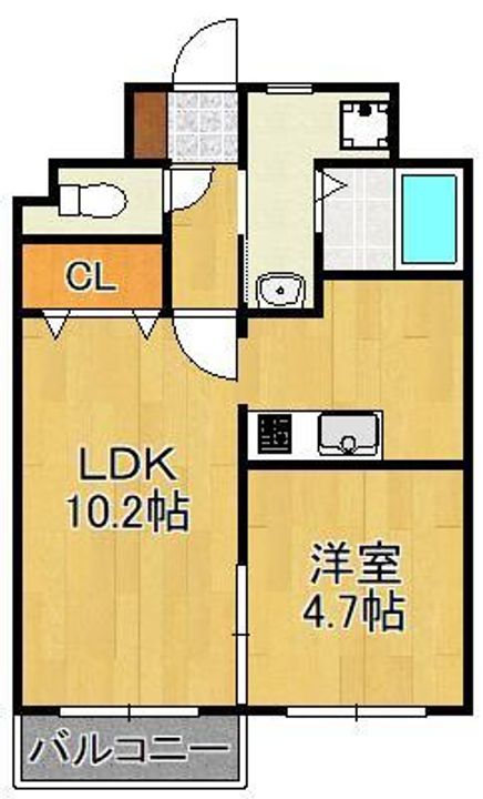 T-FLAT58の間取り