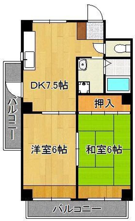 シーサイドヒルズの間取り