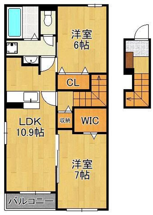 アス・テラスⅠの間取り