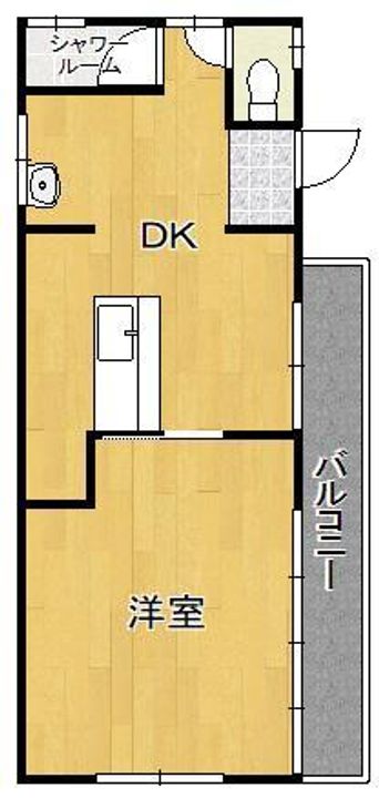 福岡県北九州市若松区大字小竹(一戸建)の賃貸物件の間取り