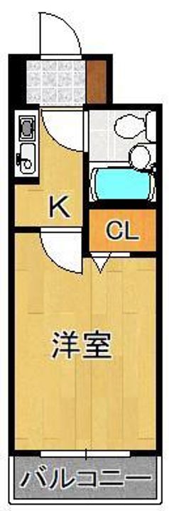 ラ・レジダンスド・サントゥール 208号室の間取り