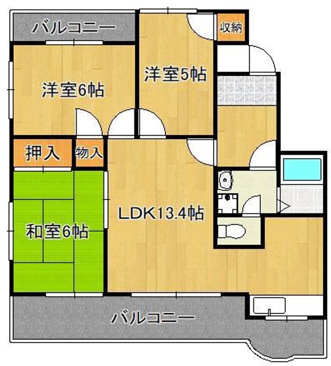 アルゴヴィラージュ高峰の間取り