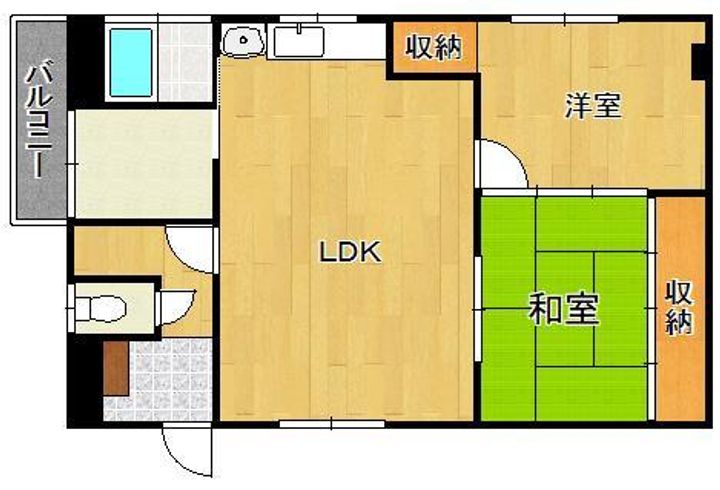 トゥリパーノ末広A棟の間取り