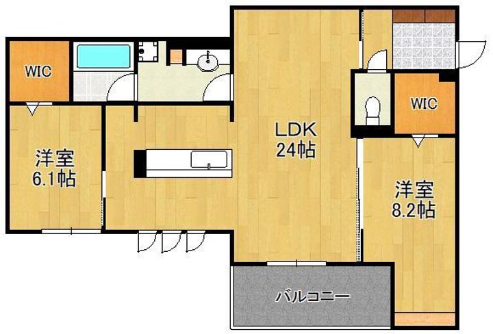 D-ROOM八幡駅前の間取り