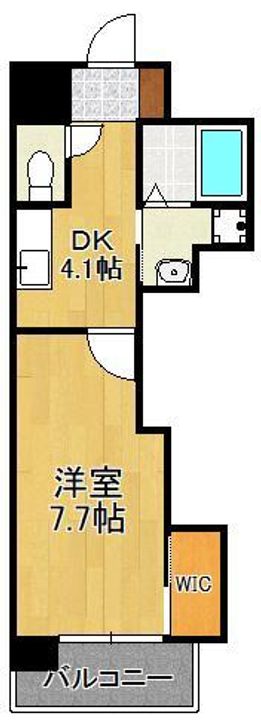 アベニール幸の間取り