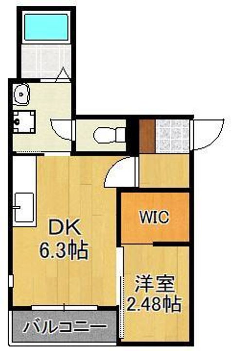 ダイヤモンドライフ戸畑駅前の間取り