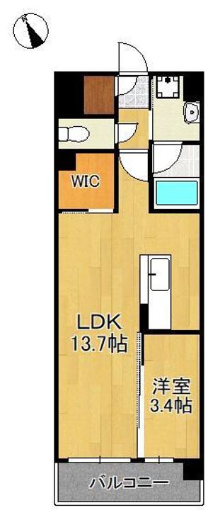 ウイングス西本町の間取り