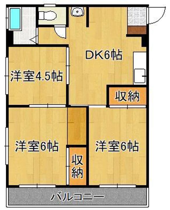 アリエス井堀の間取り