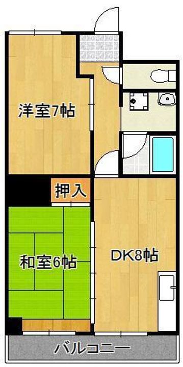 到津ハウスの間取り