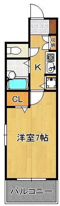 ダイナコート小倉下到津Ⅱの間取り