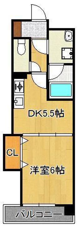 サンメゾン清水の間取り